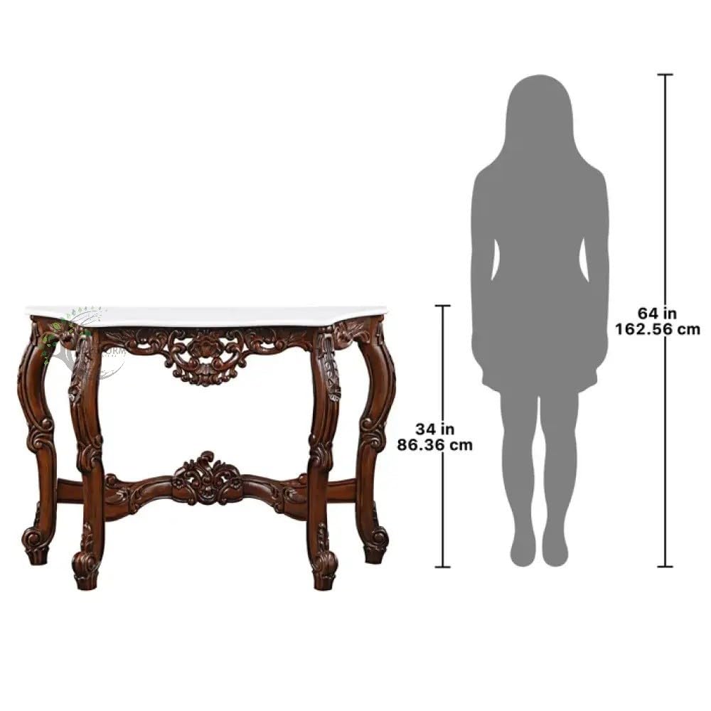 Wooden Carved Console Table