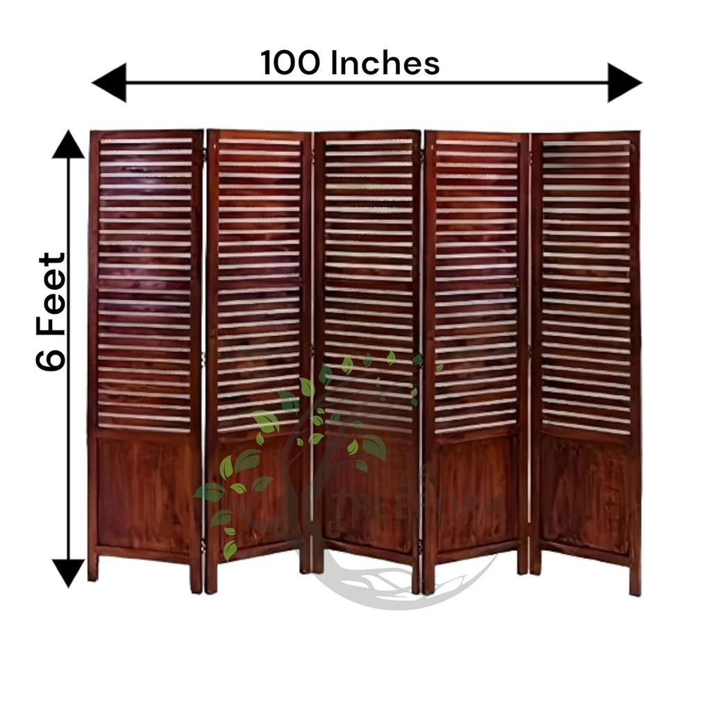 Wooden Partition-5 Panel